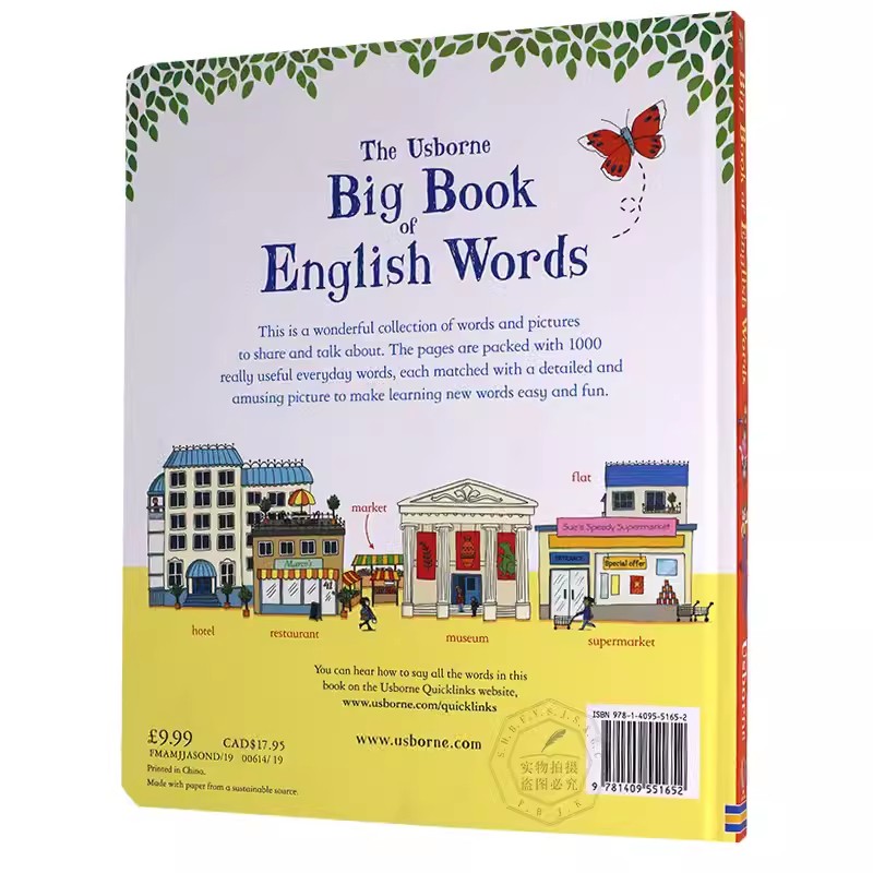 The Big Book Of English Words  - Kids Education Words 评论和价格