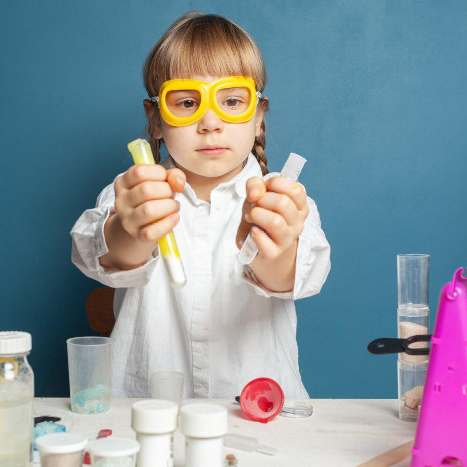 50Pcs Clear Test Tubes Plastic - Kids Education Youtube 评论和价格