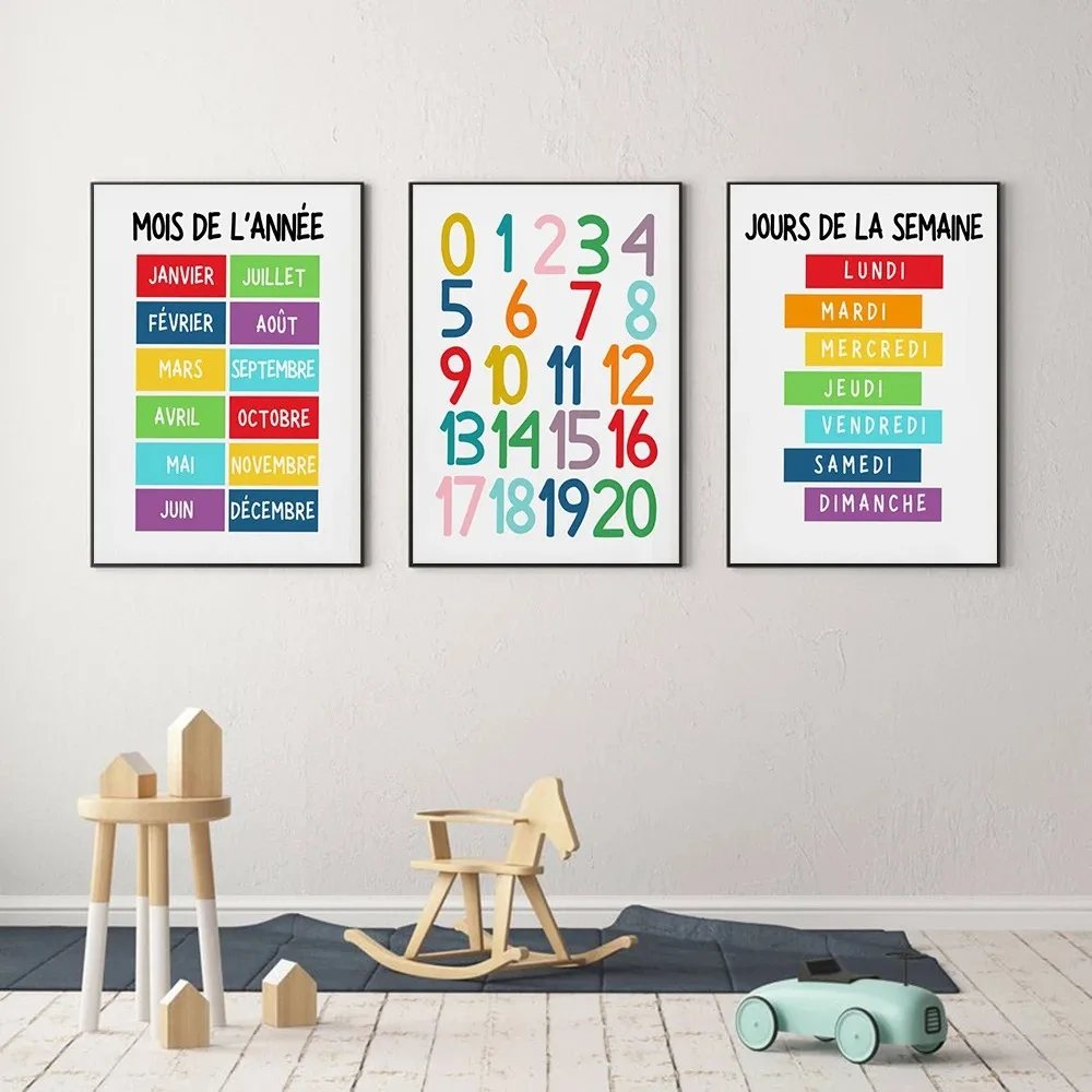 1PC  Playroom Wall Alphabet Nu - Kids Education Alphabet Numbers 评论和价格