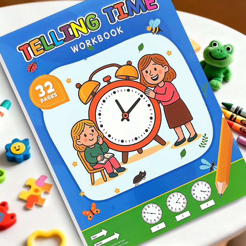 Kids Telling Time Educational  - Kids Education Worksheet 评论和价格