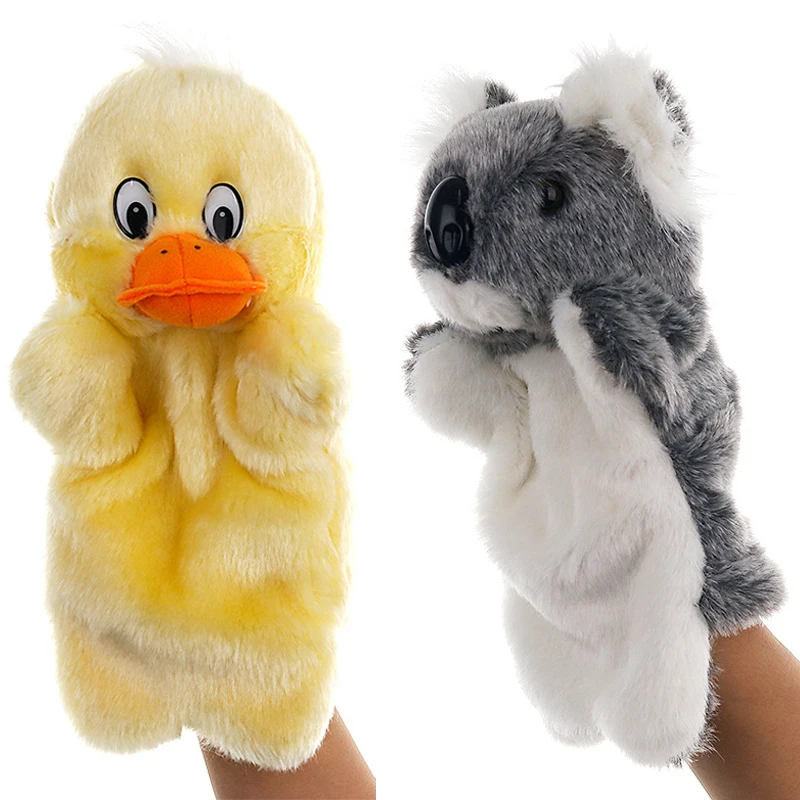 25cm Animal Hand Puppet Plush  - Kids Education Story 评论和价格