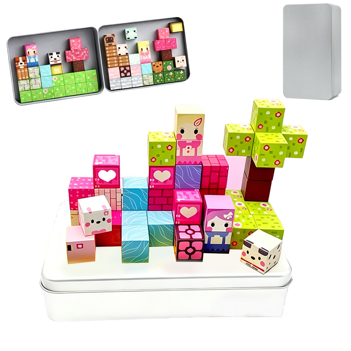 Magnetic Building Block Toy Mi - Kids Education World 评论和价格