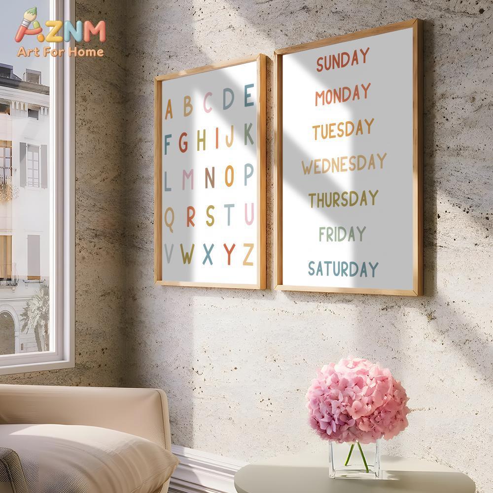 AZNM Educational Alphabet Numb - Kids Education Alphabet Numbers 评论和价格