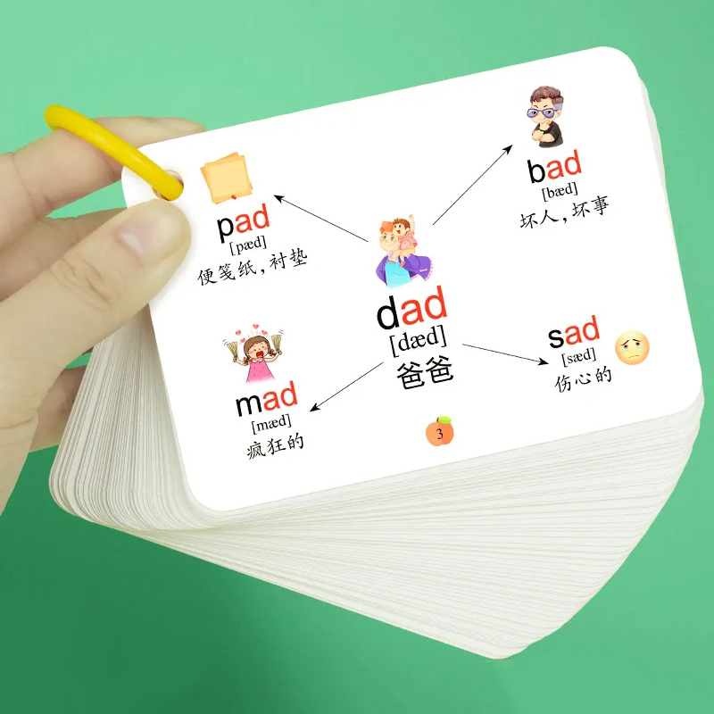 600 Words Mind Map Cards with  - Kids Education Words 评论和价格