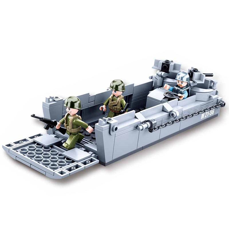 Sluban WW2 US Military Higgins - Kids Education World 评论和价格