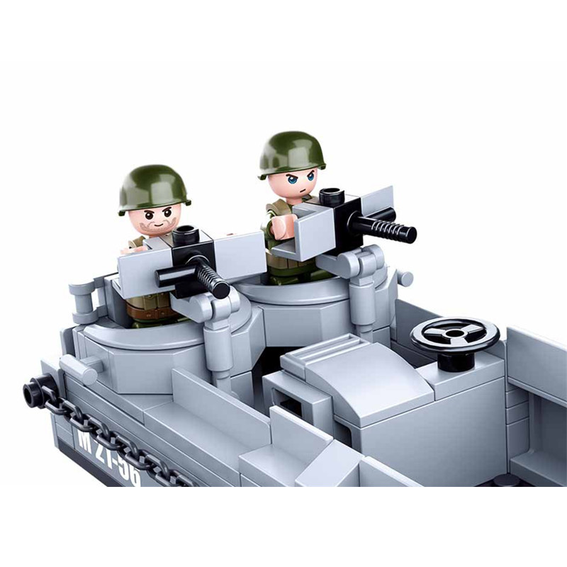 Sluban WW2 US Military Higgins - Kids Education World 评论和价格
