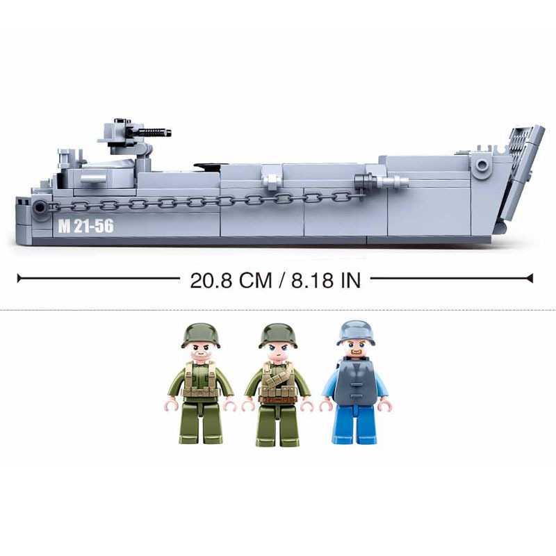 Sluban WW2 US Military Higgins - Kids Education World 评论和价格