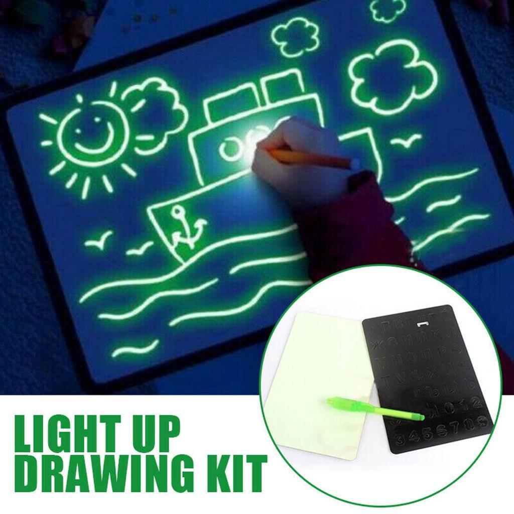 Kids Glow Paint Drawing Tablet - Drawing Projector Kids 评论和价格