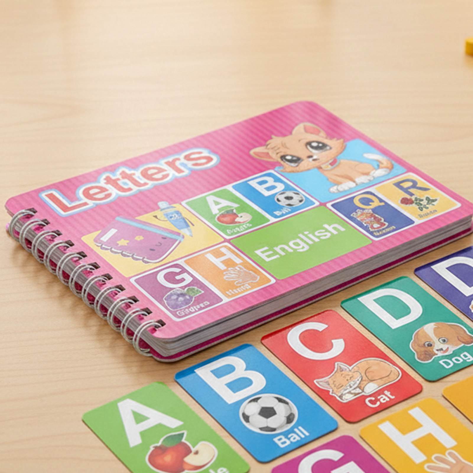Early Education Cognitive Card - Kids Education Alphabet Numbers 评论和价格