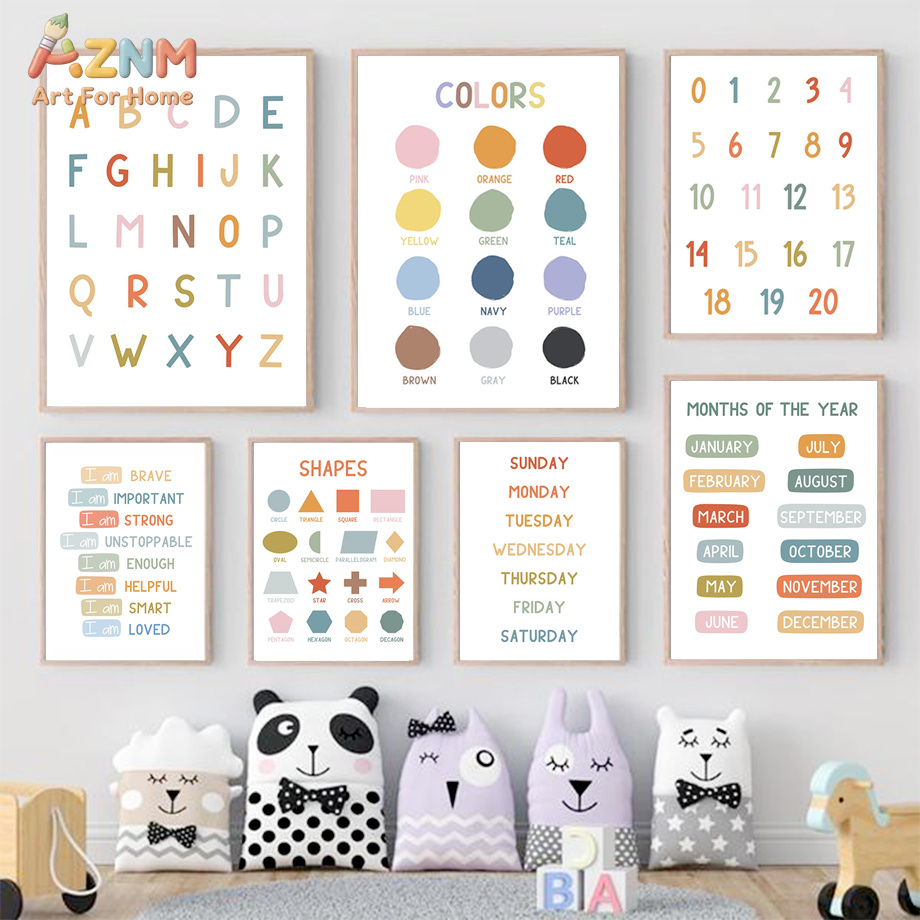 AZNM Educational Kids Learning - Kids Education Alphabet Numbers 评论和价格