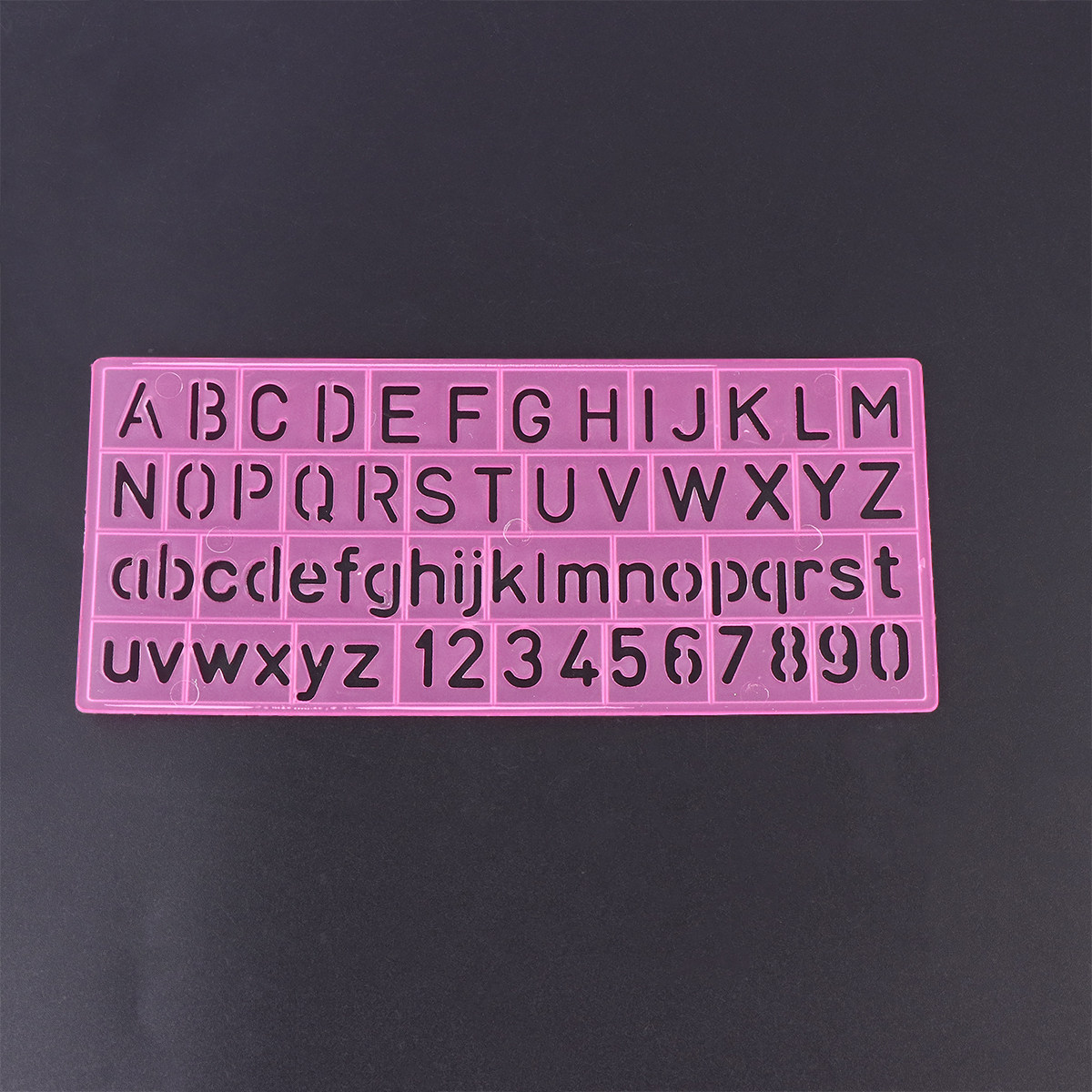 4Pcs Plastic Graffiti Rulers A - Kids Education Alphabet Numbers 评论和价格