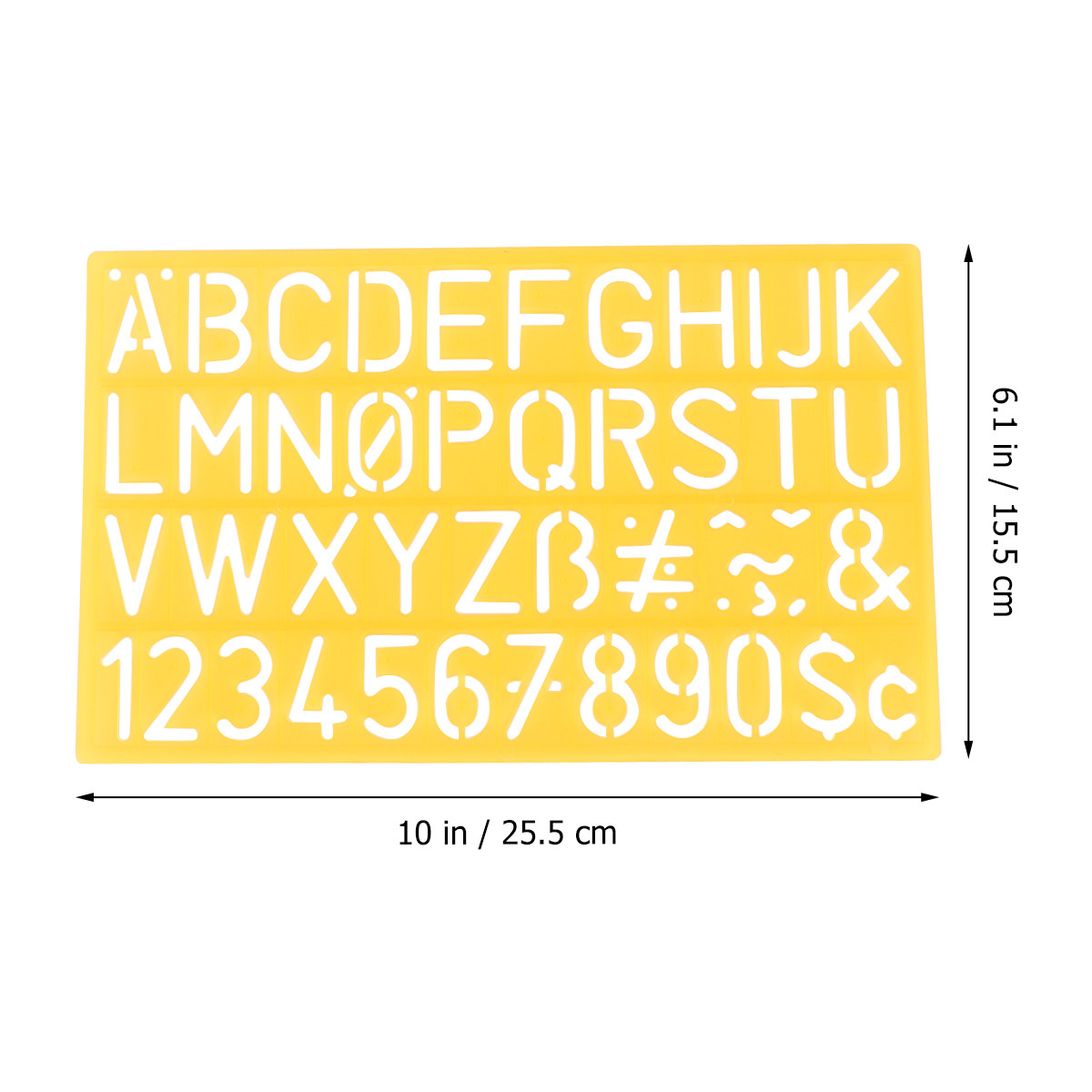 4Pcs Plastic Graffiti Rulers A - Kids Education Alphabet Numbers 评论和价格