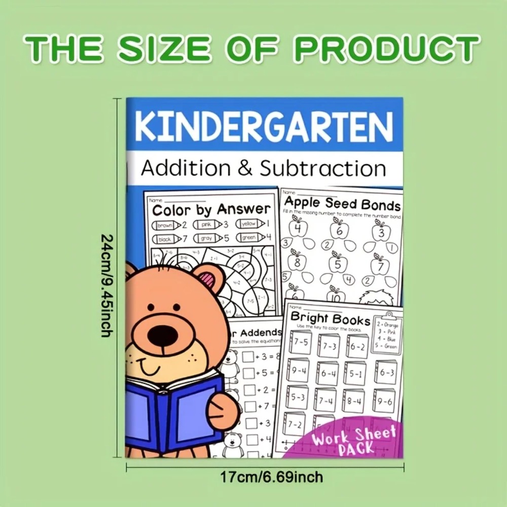 Addition Subtraction Worksheet - Kids Education Worksheet 评论和价格