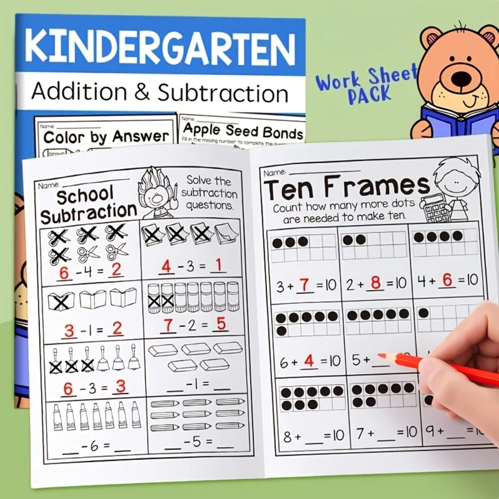Addition Subtraction Worksheet - Kids Education Worksheet 评论和价格