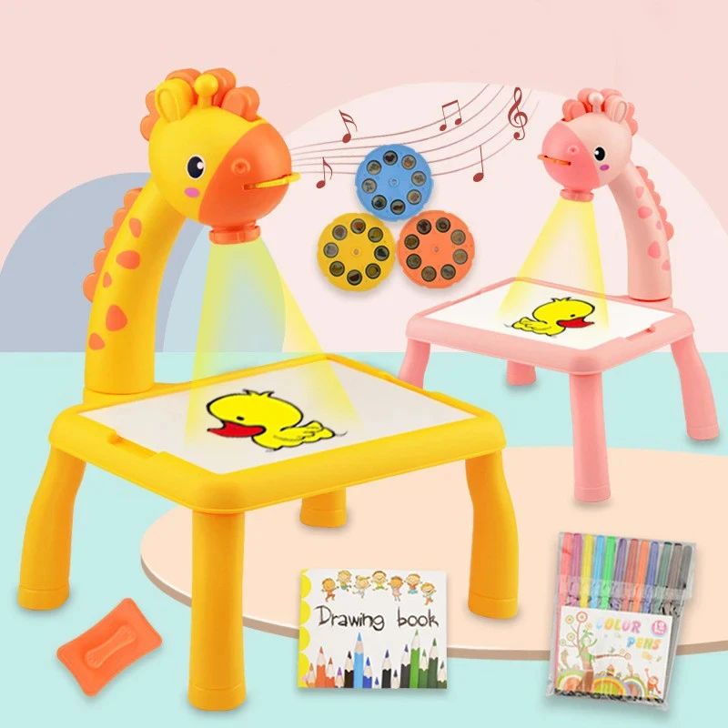 Children LED  Projector Art  D - Drawing Projector Kids 评论和价格