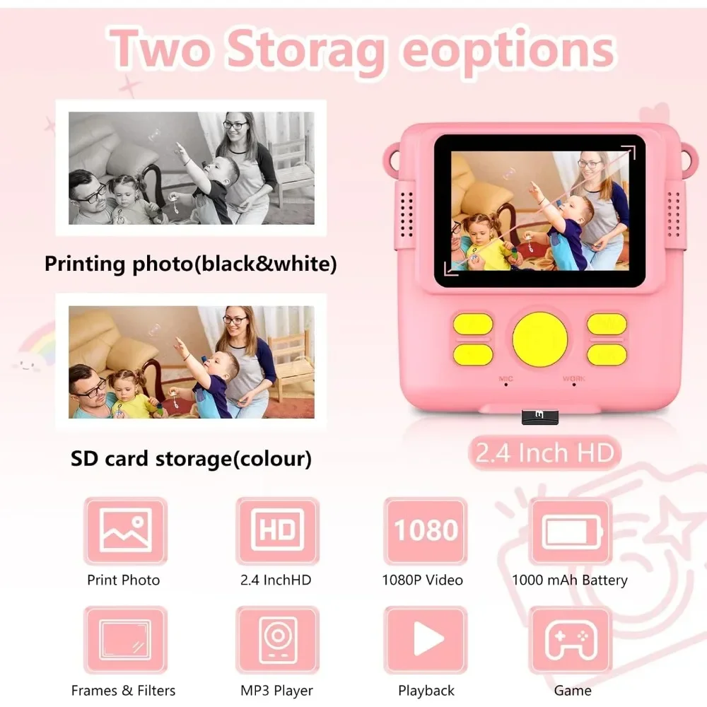 Instant Print Camera for Kids, - Kids Education Free App 评论和价格