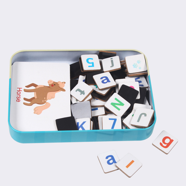 Wooden Puzzle Flash Cards Game - Kids Education Words 评论和价格