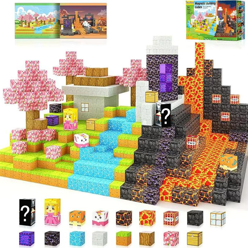 Magnetic Building Blocks Mine  - Kids Education World 评论和价格