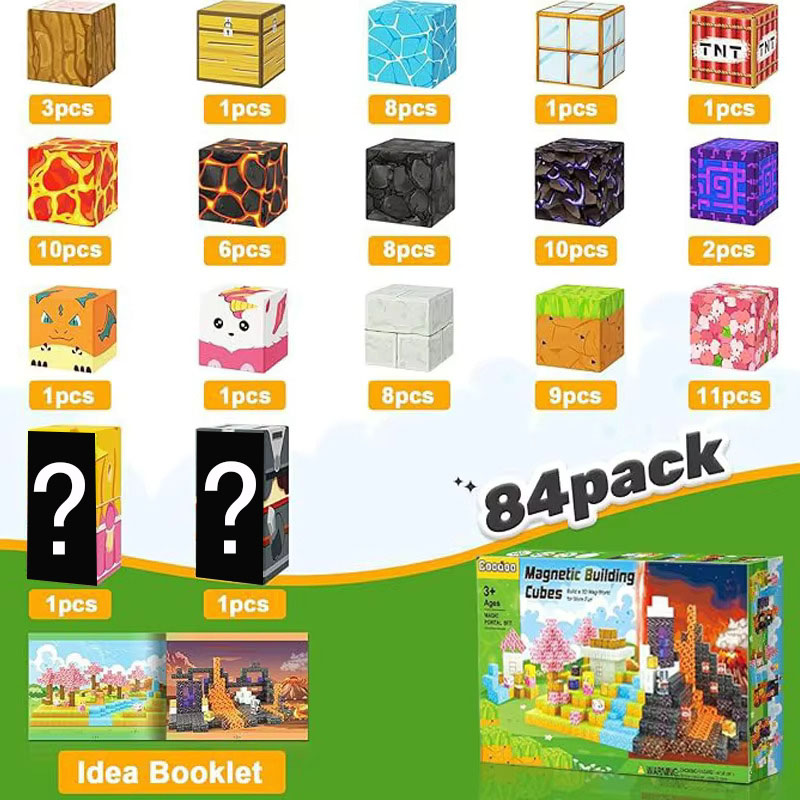 Magnetic Building Blocks Mine  - Kids Education World 评论和价格