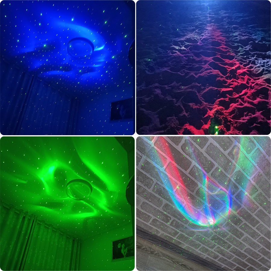 SA204 RGB LED Motive Aurora Pr - Drawing Projector Kids 评论和价格