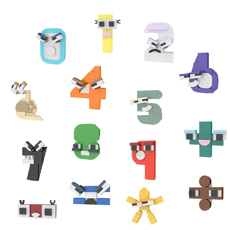Creative MOC Number Lore Alpha - Kids Education Alphabet Numbers 评论和价格